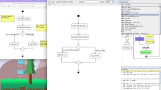 How to draw Activity Diagram with UMLet