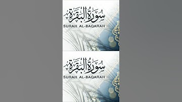 سورة البقرة بصوت جميل جدا 🥰 راحة نفسية لاتوصف 🕊️ #راحة_نفسية #سورة_البقرة #لايك