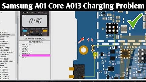 Samsung A01 Core A013 Charging Problem Solution In Hindi | SN info