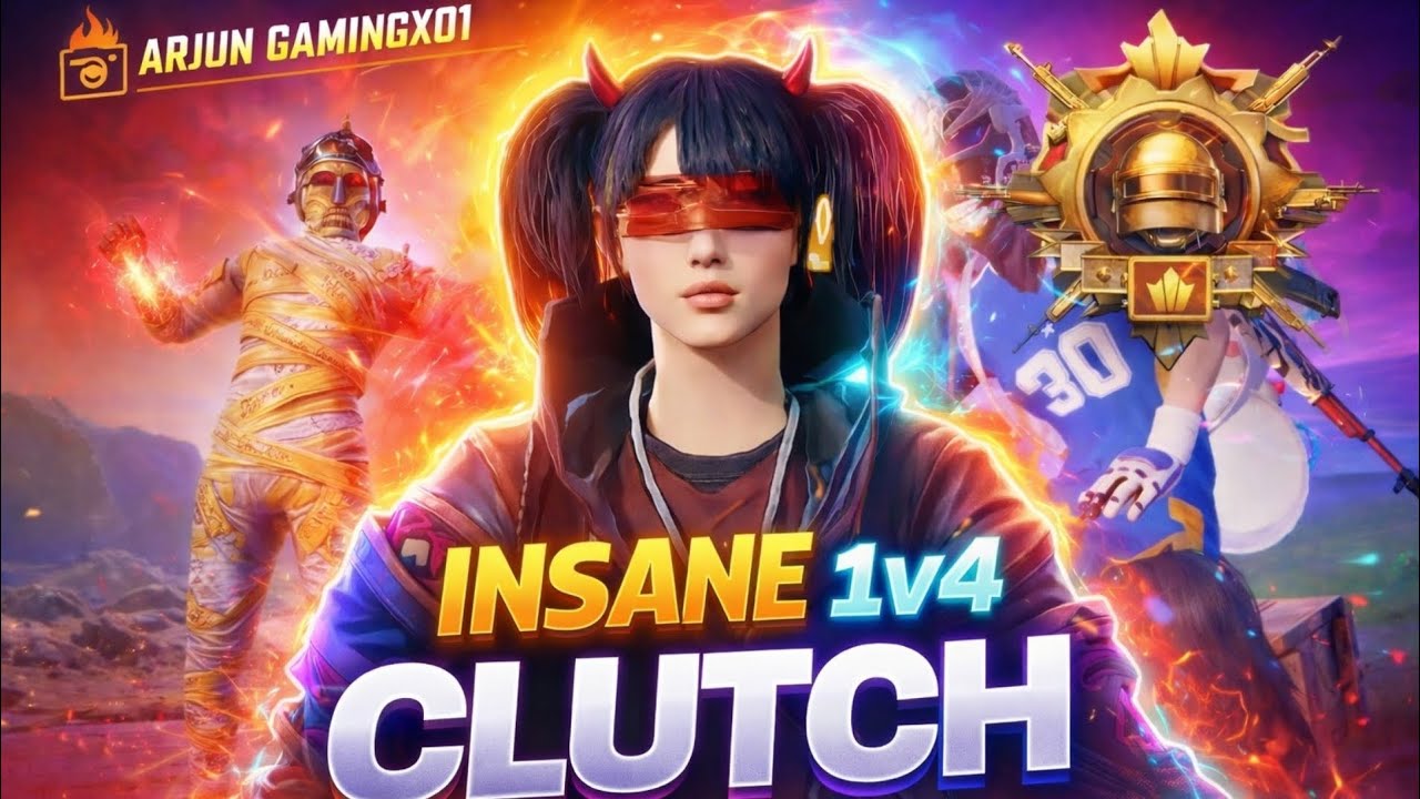 🔱 HOW TO CLUTCH ANY SITUATION [ INSANE 1V4 CLUTCH 🔥] | BGMI | - YouTube