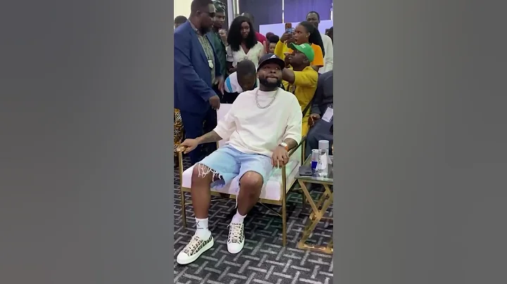 Davido at the life after school summit in Lagos subscribe for more updates