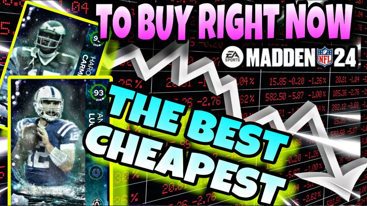 THE BEST CHEAPEST PLAYERS CARDS TO BUY RIGHT NOW MADDEN 24 BEST BUDGET