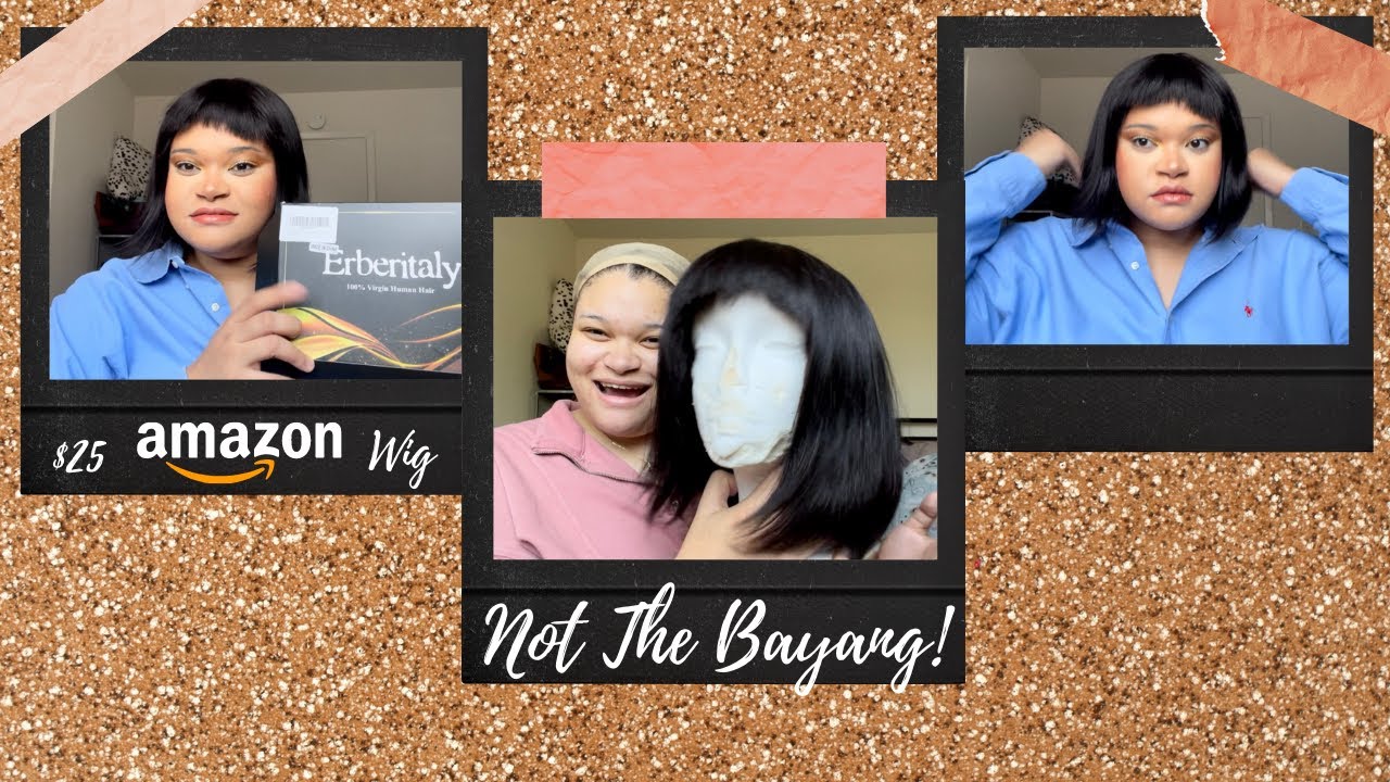 NOT THE BAYANG| $25 AMAZON WIG W/ BANGS| IMANYA JAMES|