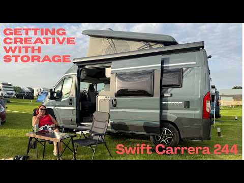 Creating campervan storage in our Swift Carrera 244