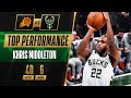 Khris Middleton CLUTCH PLAYOFF CAREER-HIGH 40 PTS! ♨