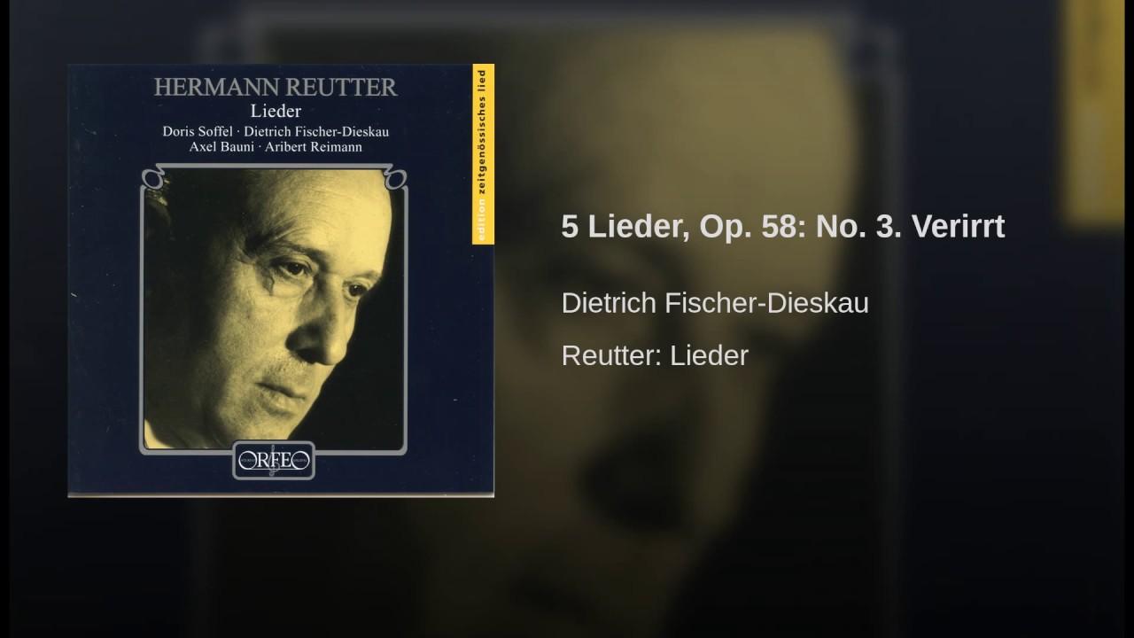 Obejrzyj 5 Lieder, Op. 58: No. 3. Verirrt w YouTube
