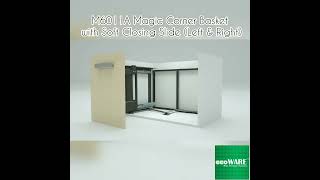 Installation M6011A Magic Corner Basket With Soft Closing Slide SUS304 screenshot 5
