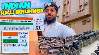 Indian 🇮🇳 Hajj Mission Ki Buildings Hajj 2024 Ke Liye | Hujjaj Karam Ana Shuru 😍