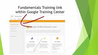 Google Educator navigation video edited