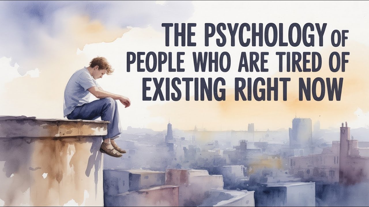 The Psychology Of People Who Are Tired Of Existing Right Now