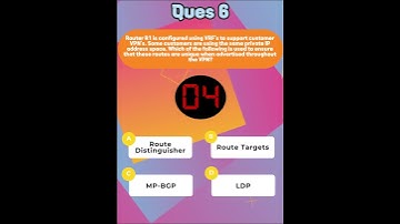 300-410 ENARSI Implementing Cisco Enterprise Advanced Routing and Services Question-6 #ccnpencor