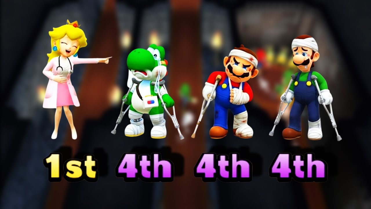 [マリオパーティ9] 伝説のステップアップバトル *ピーチ vs マリオ vs ルイージ vs ヨッシー（マスターCPU）