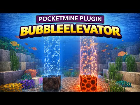 PocketMine Vanilla Plugin: BubbleElevator (PM5)