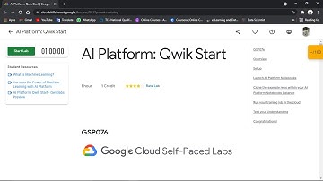 AI Platform: Qwik Start || GSP076 || Perform Foundational Data, ML, and AI Tasks in Google Cloud