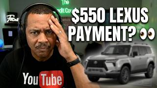 2024 Lexus GX550  He wants a $550 payment