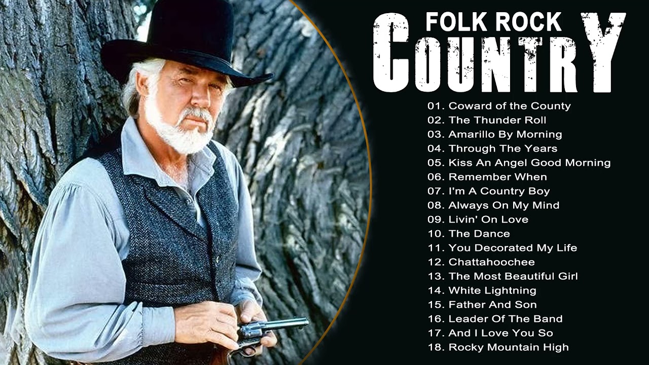 ⁣Best Folk Country Music Playlist🌿Best Country songs of Kenny Rogers🌿Top 50 Songs of Kenny Rogers🌿