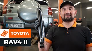 Wymiana Komplet amortyzatorów tylne i przednie TOYOTA RAV 4 I (SXA1_) - wideo instrukcje