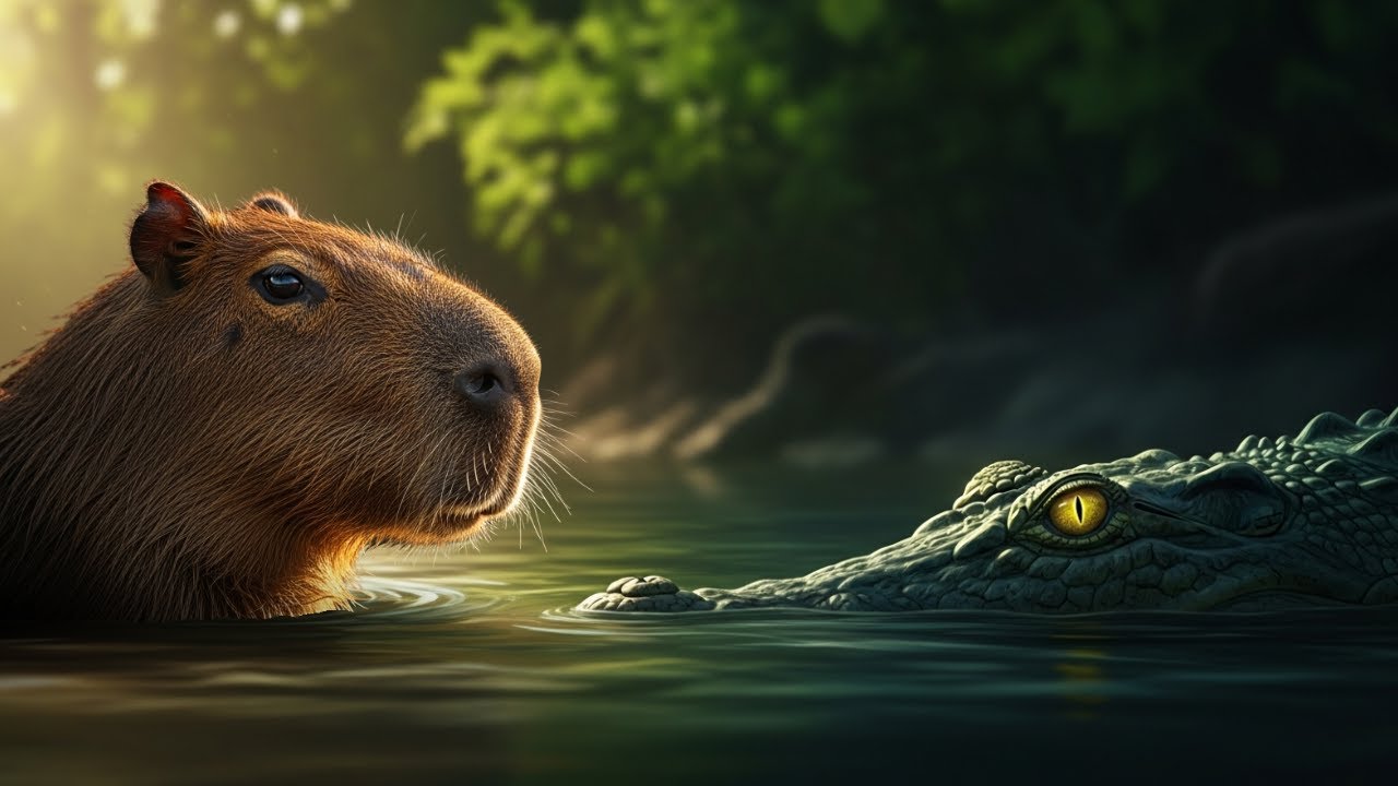 The Capybara Walked Past — The Crocodile Didn’t Move