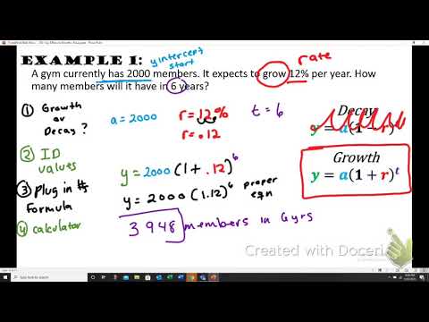 Growth N Decay Percent Youtube