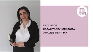 Invitación a la capacitación gratuita de &quot;Análisis de firma&quot;