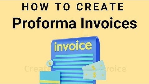 How to Create Proforma Invoice in GimBooks App