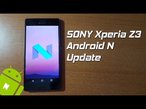 Update Sony Xperia Z3 to Android N Developer Preview