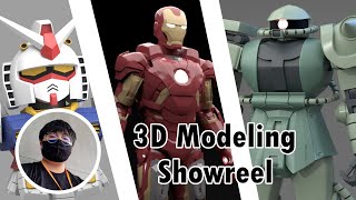 3D Modeling Showreel By Kongkiet