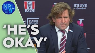 NRL Presser: Des Hasler denies Turbo injury concerns | NRL on Nine