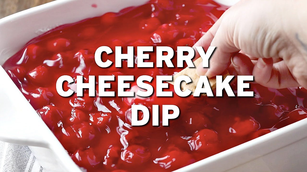 How to make: NO BAKE CHERRY CHEESECAKE DIP
