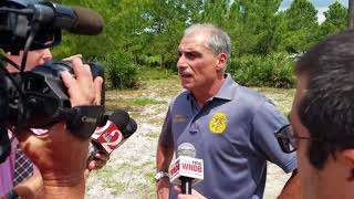 Sheriff Chitwood discusses an arson set to cover up a burglary in NSB