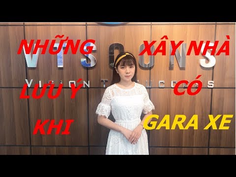 NHỮNG LƯU Ý KHI THIẾT KẾ NHÀ CÓ GARA Ô TÔ???