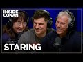 Flula borg explains why staring isnt rude in germany  inside conan