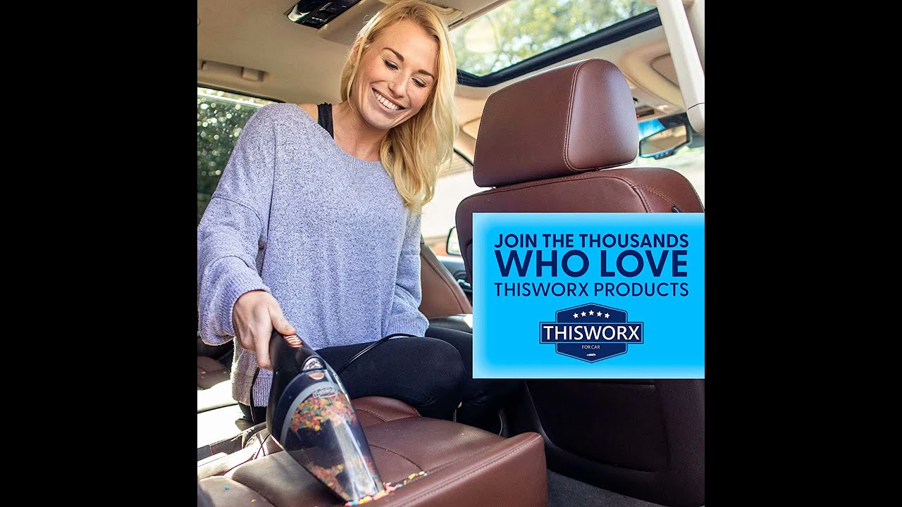 THISWORX Car Vacuum Cleaner Portable, High Power, Handheld Vacuums  Auto Accessories Kit