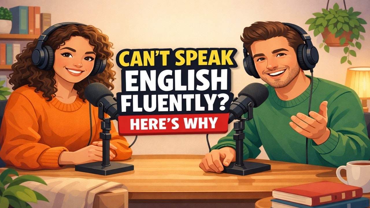 Why you understand English but CAN'T speak Fluently? | English Podcast for Easy English Conversation