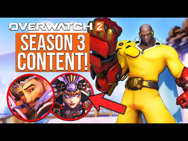 Overwatch 2 Season 3 Trailer Reveals One-Punch Man Skin, New Events