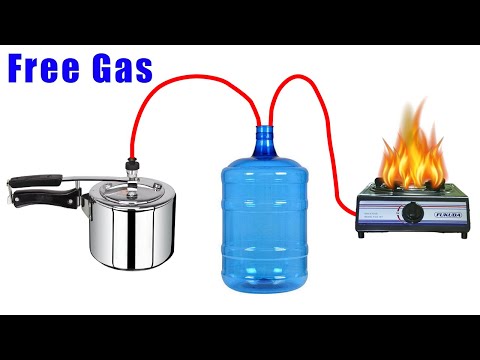 How to use free LPG Gas from water - at home