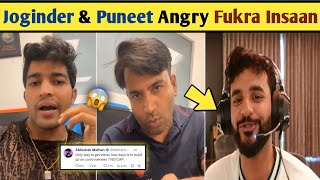 😱 Thara bhai joginder & Puneet superstar angry reply to Fukra Insaan