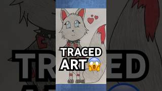Some more old traced art I made as a kid #drawing #art #fyp #furry