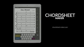 Chordsheet Maker preview