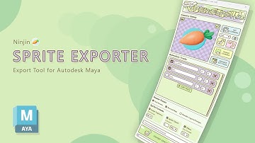 Ninjin Sprite Exporter | Export Tool for Autodesk Maya | Intro