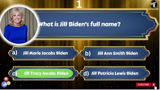 GK | JILL BIDEN | US FIRST LADY | "QuizMaster Junction: Ultimate Quizzes" Quizfrenzymedia screenshot 2