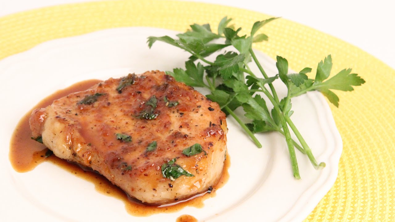 ⁣Garlic & Brown Sugar Pork Chops Recipe - Laura Vitale - Laura in the Kitchen Episode 889