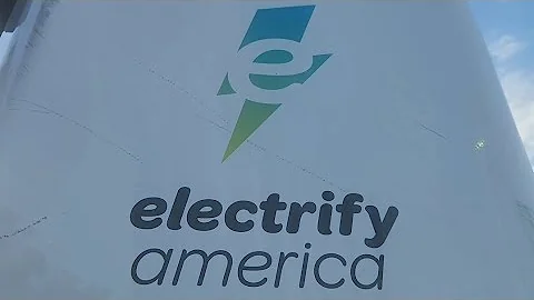 How to use an Electrify America Electric car charger!! #ev #chargingstation #electrifyamerica