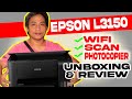 EPSON L3150 GOOD BA SA MODULE PRINTING? | EPSON L1350 REVIEW AND UNBOXING TAGALOG