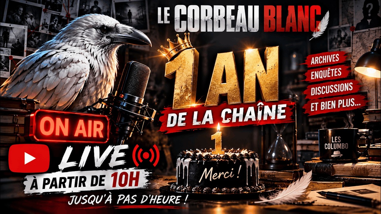 🎂 LE CORBEAU BLANC FÊTE SES 1 AN ! 🔴 GRAND LIVE ANNIVERSAIRE