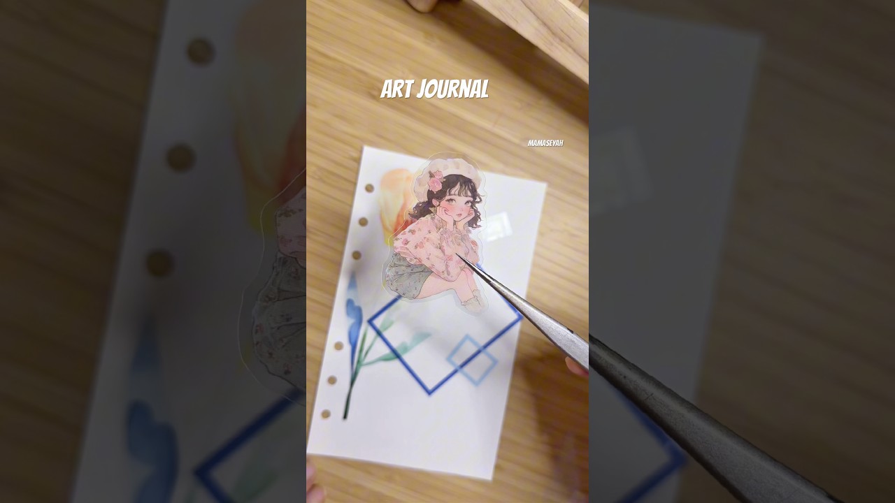 AsMR EP 9 Art Journal with me 🐥🐥. 