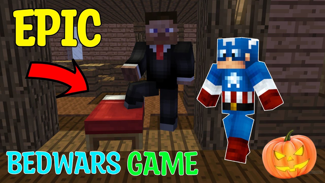 EPIC BEDWARS GAME With Brother (Minecraft) - YouTube