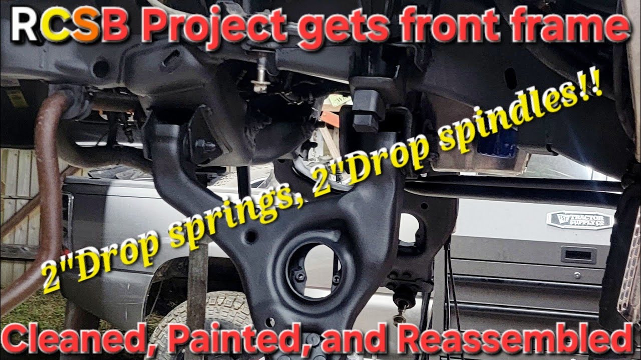 Rscb Frame RCSB Project gets front frame cleaned, painted, and reassembled!! - YouTube
