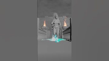 Dungeon Escape Houdini & Redshift WIP 💦 #sidefxhoudini #redshift #cgi #3dart #motiondesign  #vfx