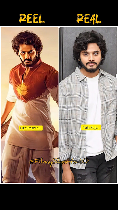Hanuman movie /  reel vs real. #hanuman #telugumovies